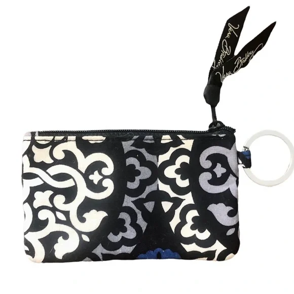 Vera Bradley Canterberry Cobalt Zip ID Case - Picture 2 of 6